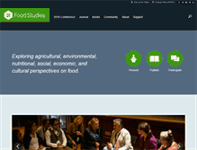 Tablet Screenshot of food-studies.com